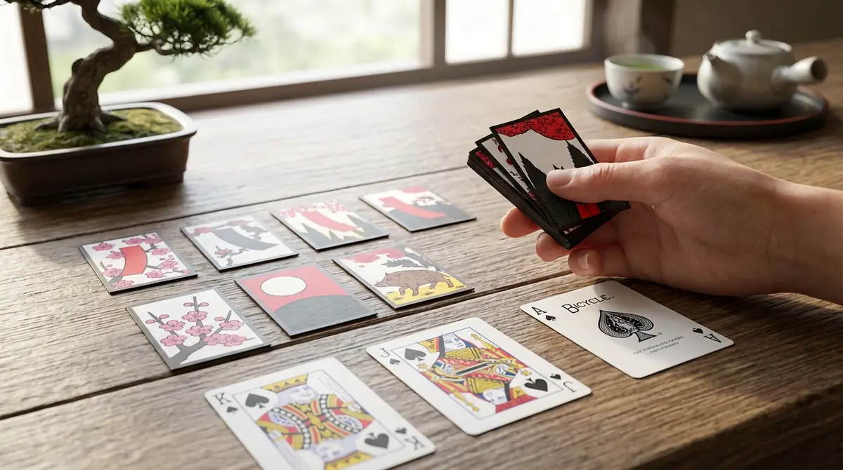 花札とトランプのサイズを比較|どのくらい小さい?