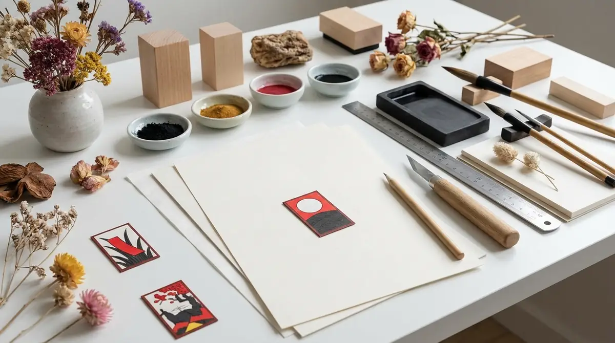 花札の作り方【準備編】必要な材料と道具を揃えよう