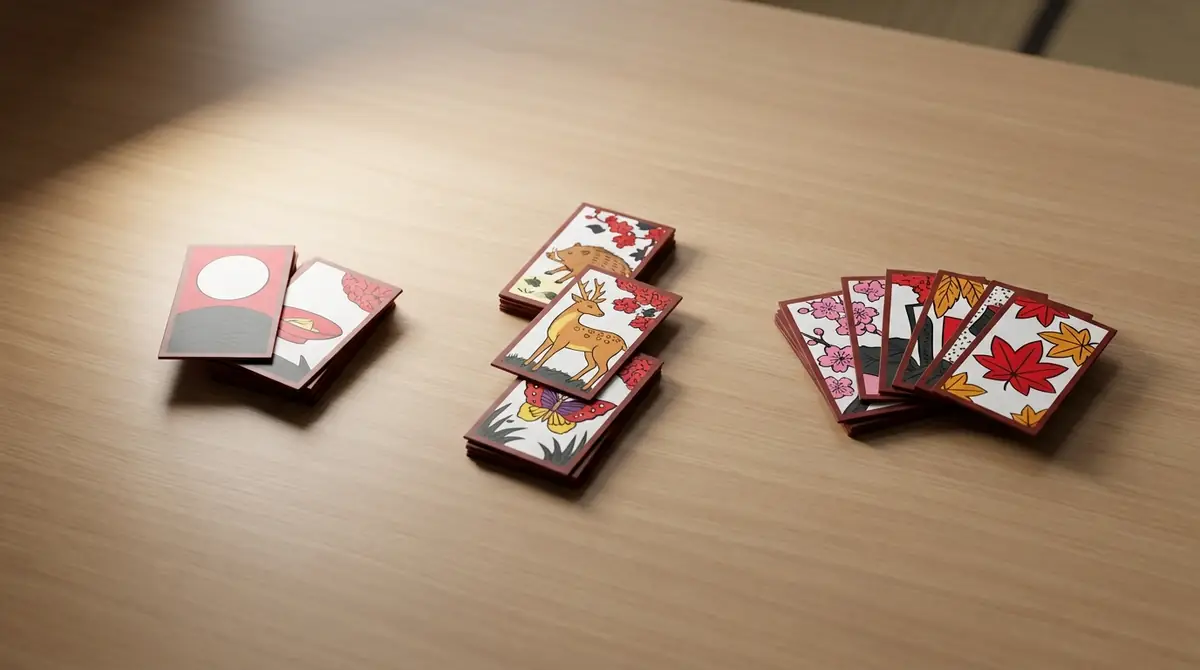 花札は3つのポイントを押さえれば簡単に遊べる