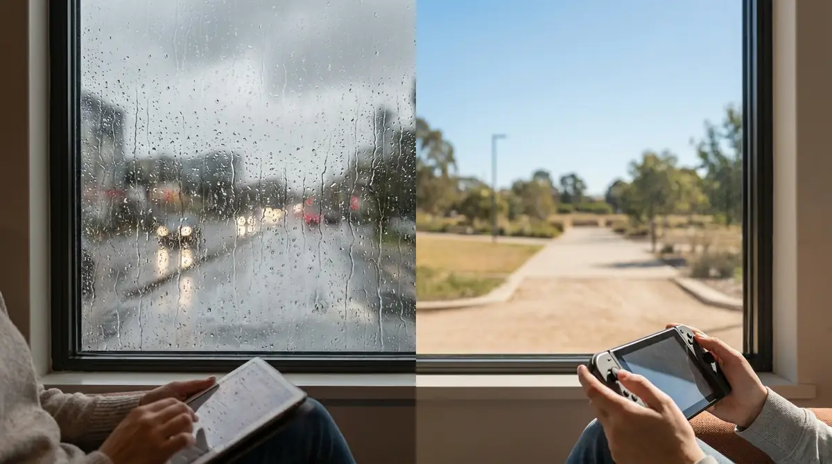 雨流れ「あり」と「なし」どちらで遊ぶべき？