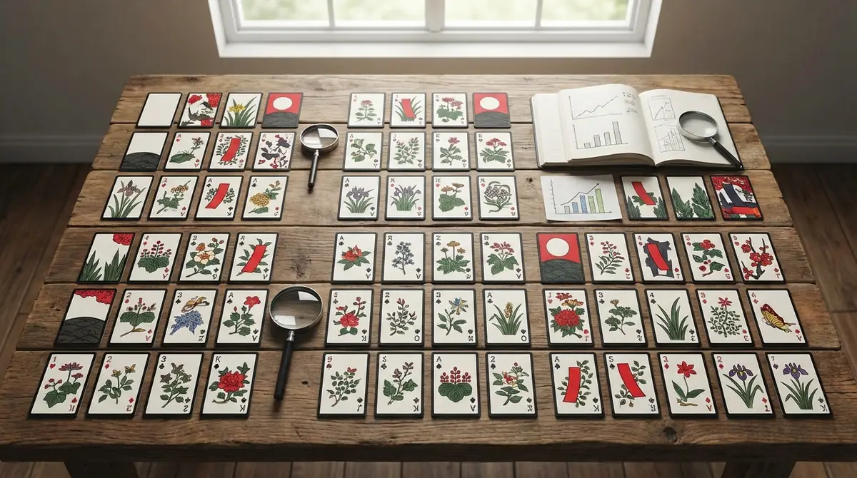 【早見表付き】花札48枚の基本構造を理解しよう