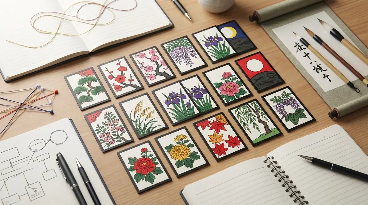 花札の月と植物を最速で覚える3つの暗記法