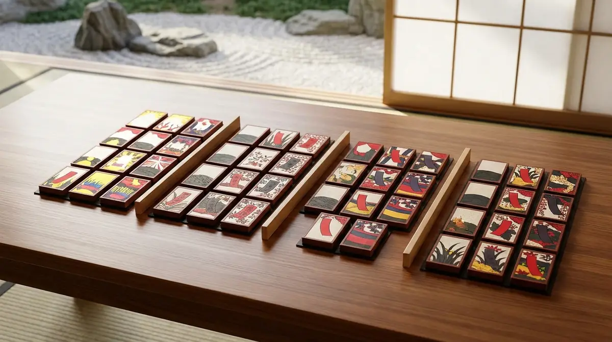 花札の点数の覚え方|4ステップで48枚をグループ分け