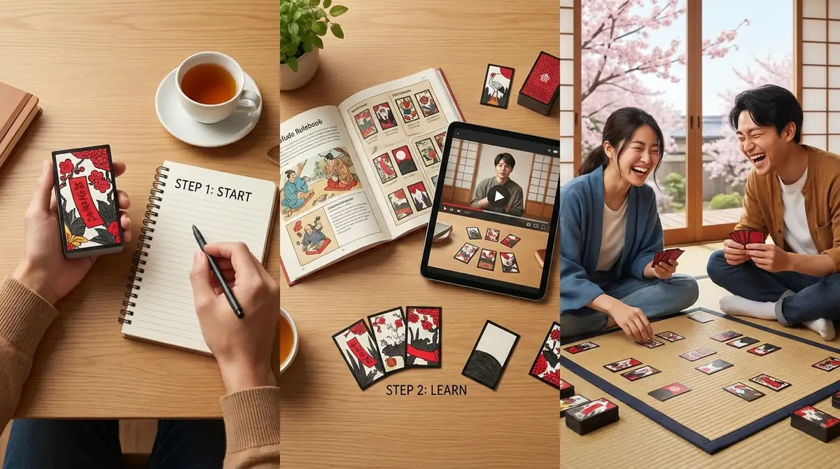 まとめ|今日から花札を始める3ステップ