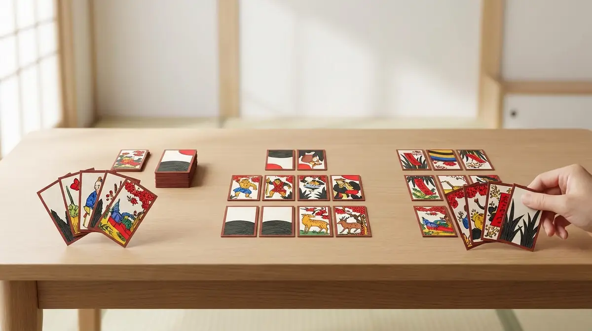 【3ステップで簡単】花札「こいこい」のルールと遊び方