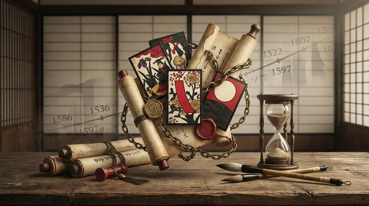 花札禁止の歴史年表|1597年〜1886年の全記録