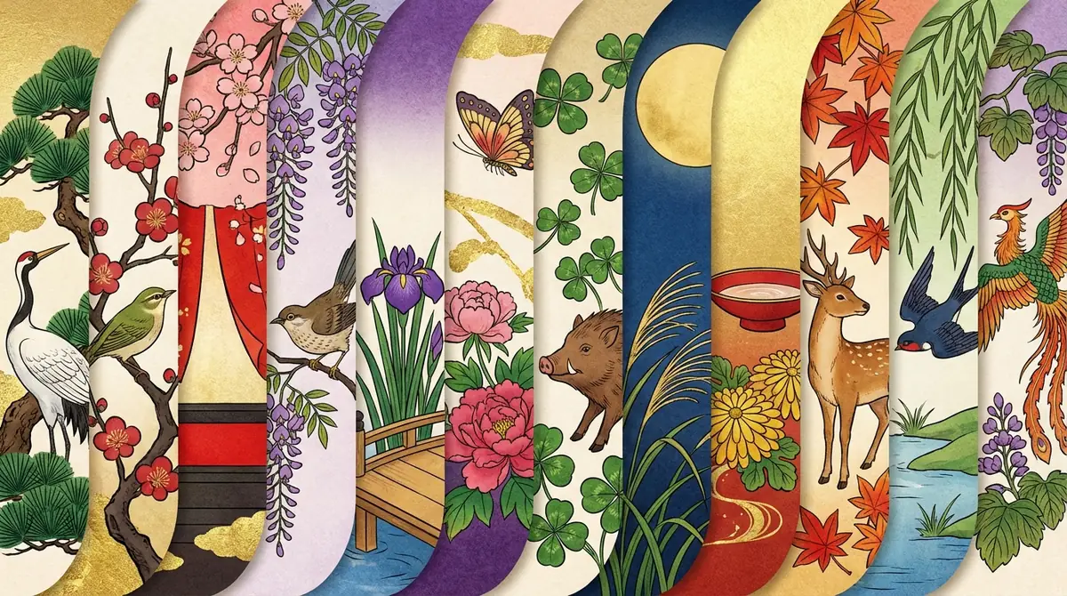 花札の動物を月別に徹底解説｜意味と由来