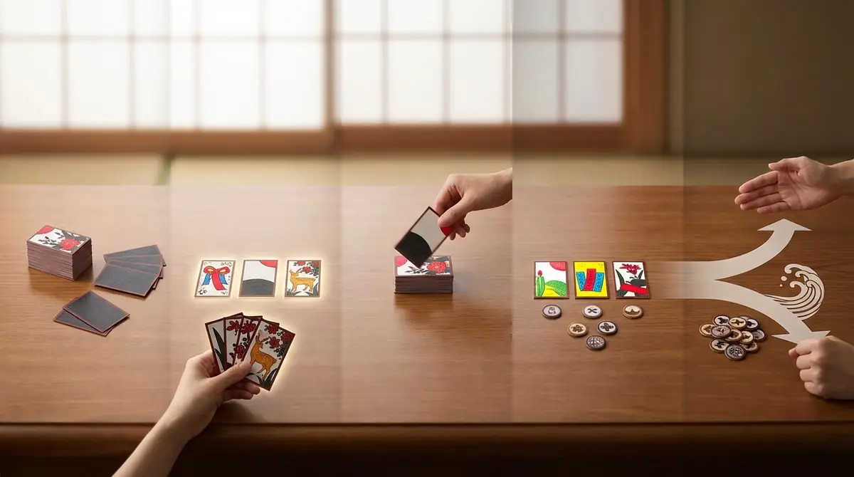 こいこいの遊び方を5ステップで解説【図解付き】