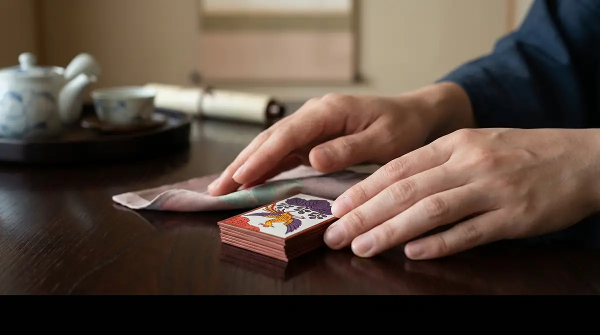 原則②光札・タネ札は温存が基本|高得点札の守り方