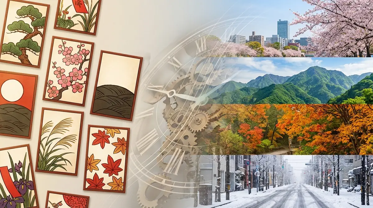 花札の季節感が現代と違う理由|旧暦と新暦のズレ