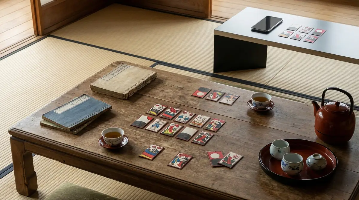 江戸時代の花札の遊び方|「花合わせ」と現代ルールの違い