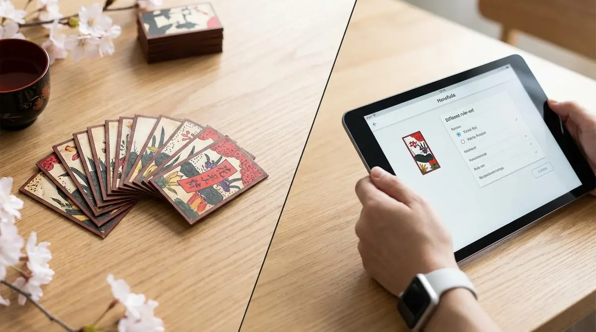 こいこい・花合わせ・アプリでのルールの違い