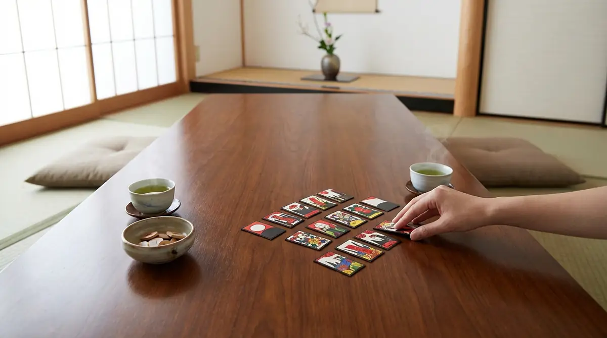 花札の配り方【準備編】|親決めと座り順