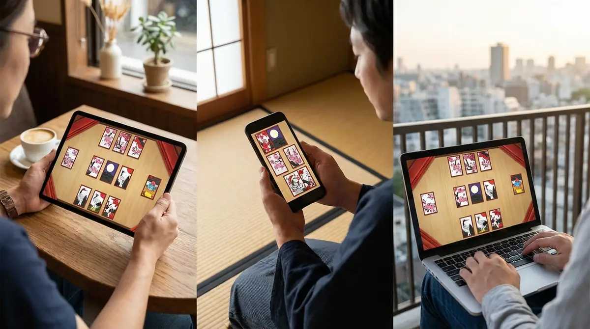 3人で遊べる花札アプリ・オンラインゲームおすすめ
