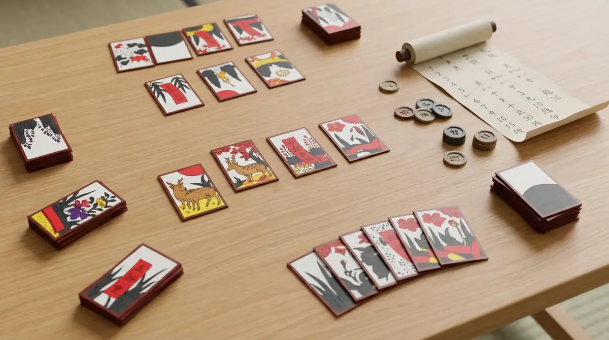 【一覧】花札のローカルルールを役・進行・点数別に解説