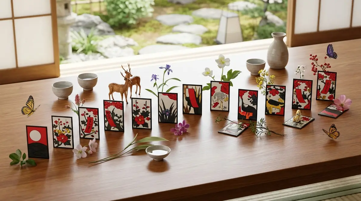 【月別早見表】花札の札と用語の対応一覧