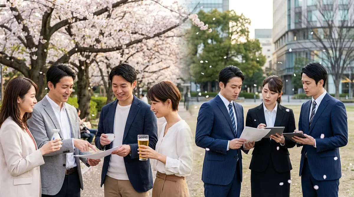 花見で一杯のルール|採用・不採用の違いに注意
