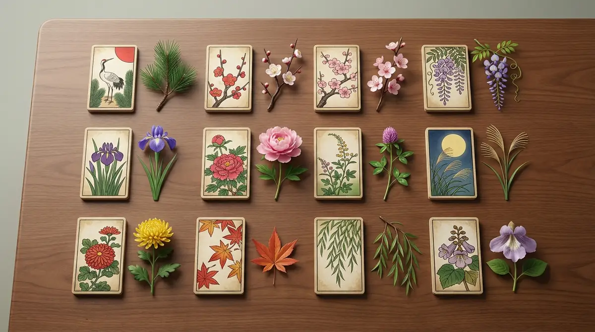 【早見表】花札12ヶ月と植物の対応一覧