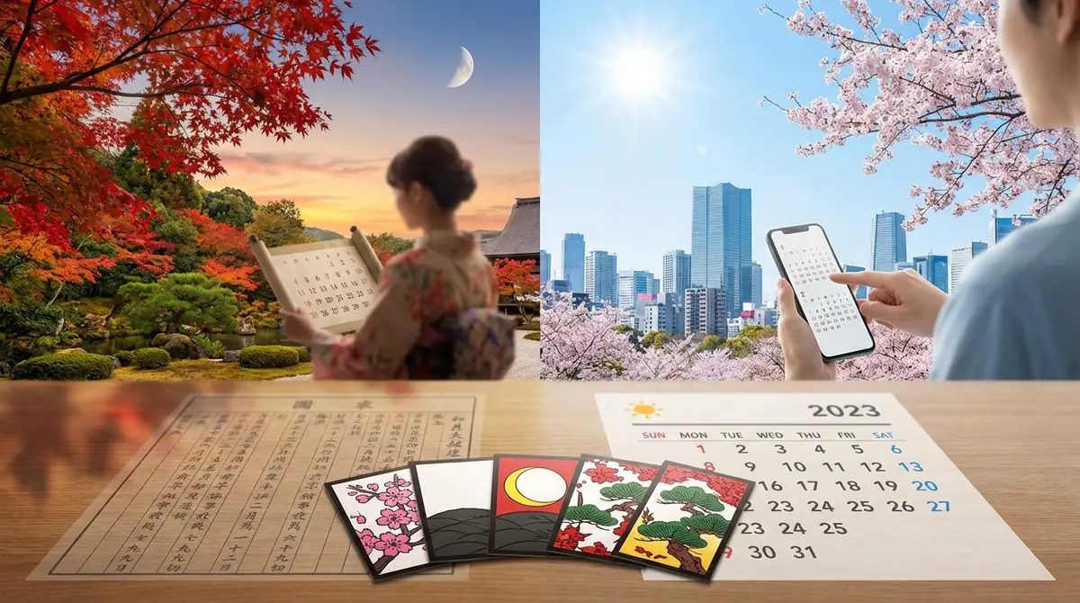 花札の季節感がズレる理由｜旧暦と新暦の違いを解説