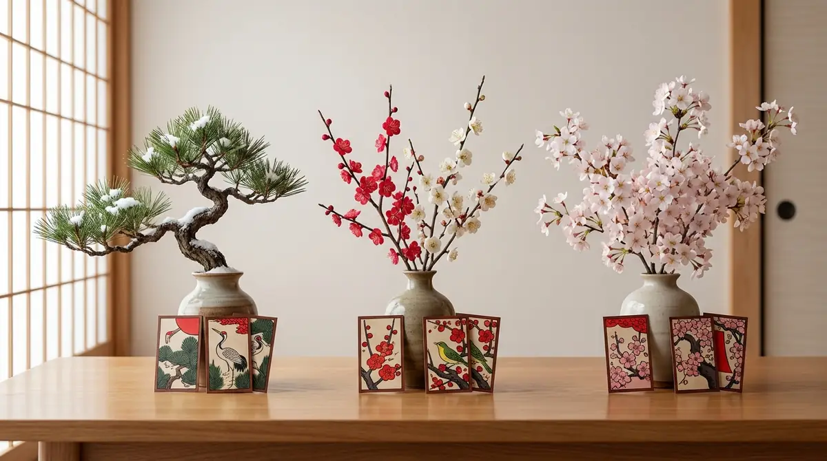 【春】1月〜3月の花札｜松・梅・桜の季節と意味
