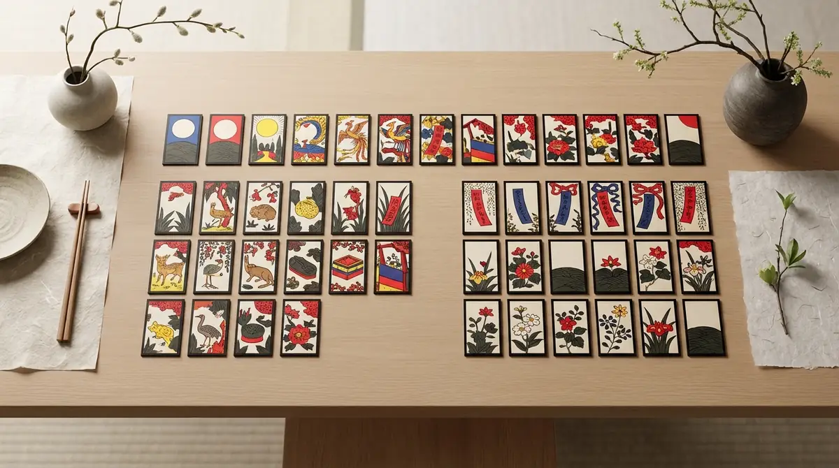 花札は全部で48枚｜4種類の札と基本構造を解説