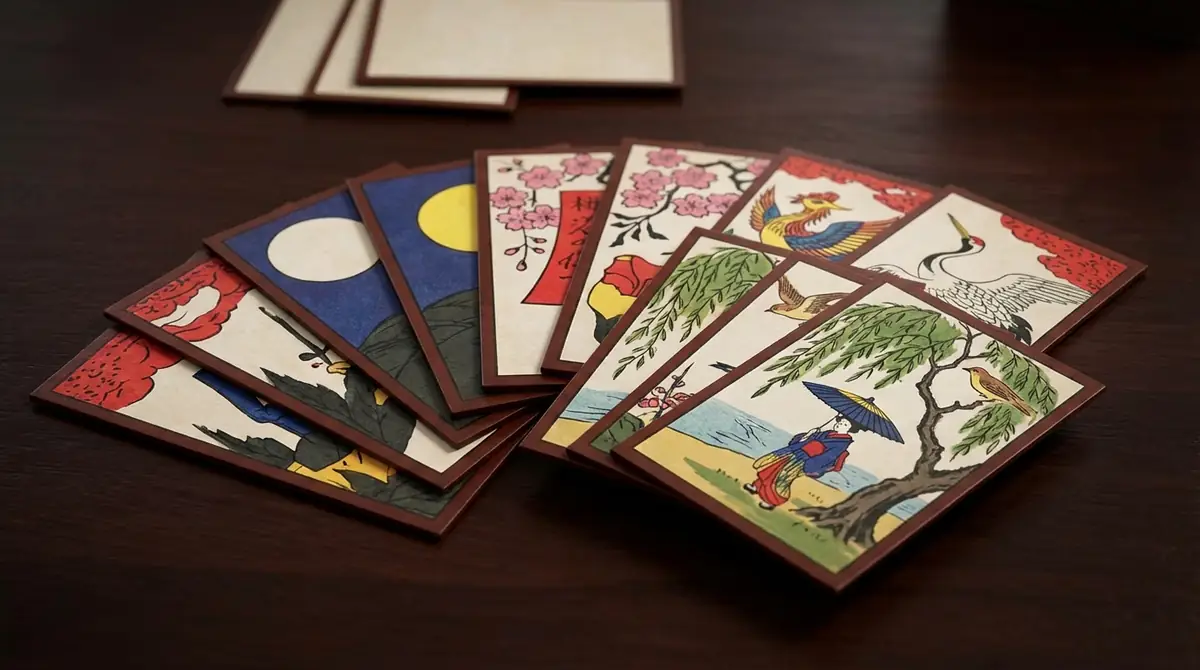 花札12月札で作れる役と点数【五光・四光・カス役】