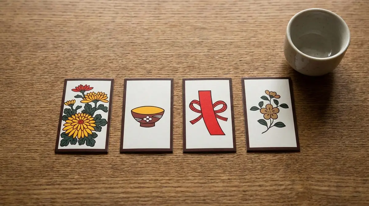 【結論】花札9月の札は全4枚｜構成と点数を一覧で確認