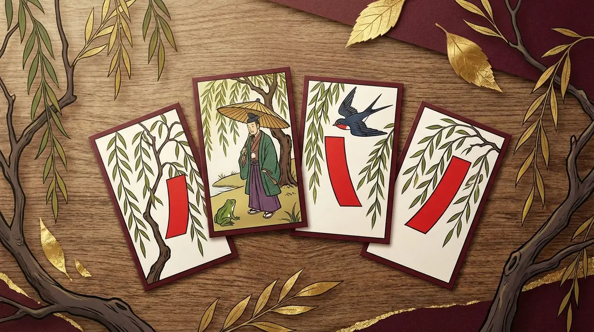 【結論】花札11月は「柳」｜4枚の札と点数一覧