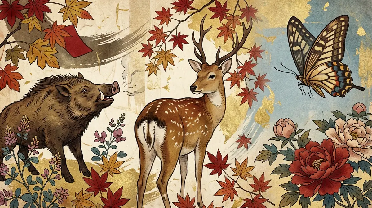なぜ「猪・鹿・蝶」の組み合わせなのか?由来と歴史