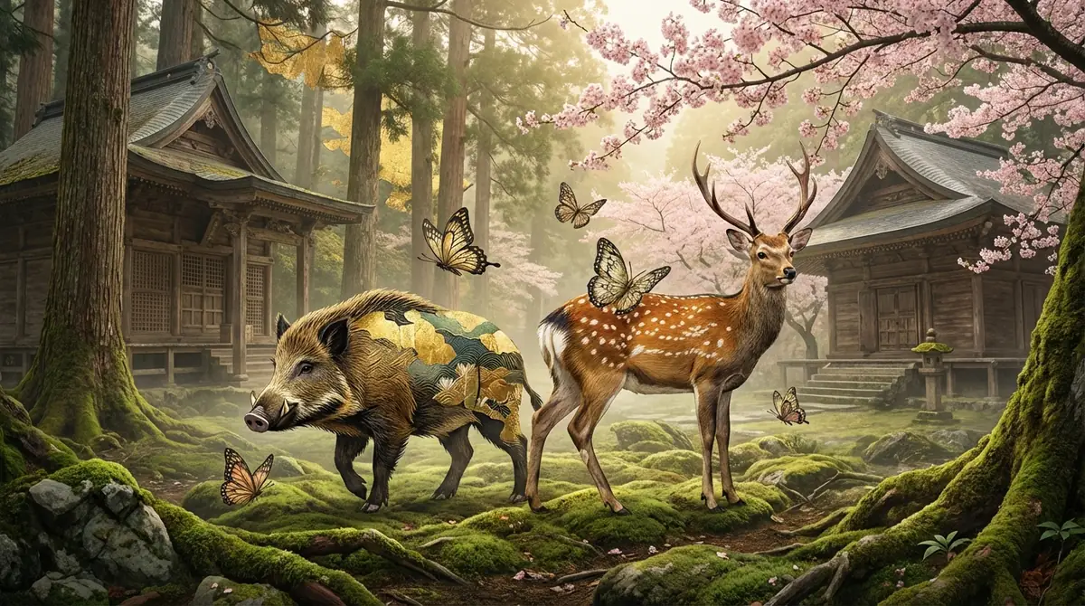 猪鹿蝶が日本文化に与えた影響