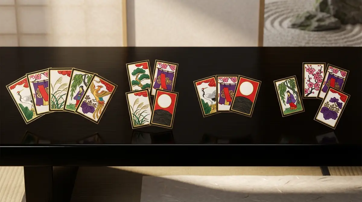 五光・四光・三光・雨四光の違いを比較