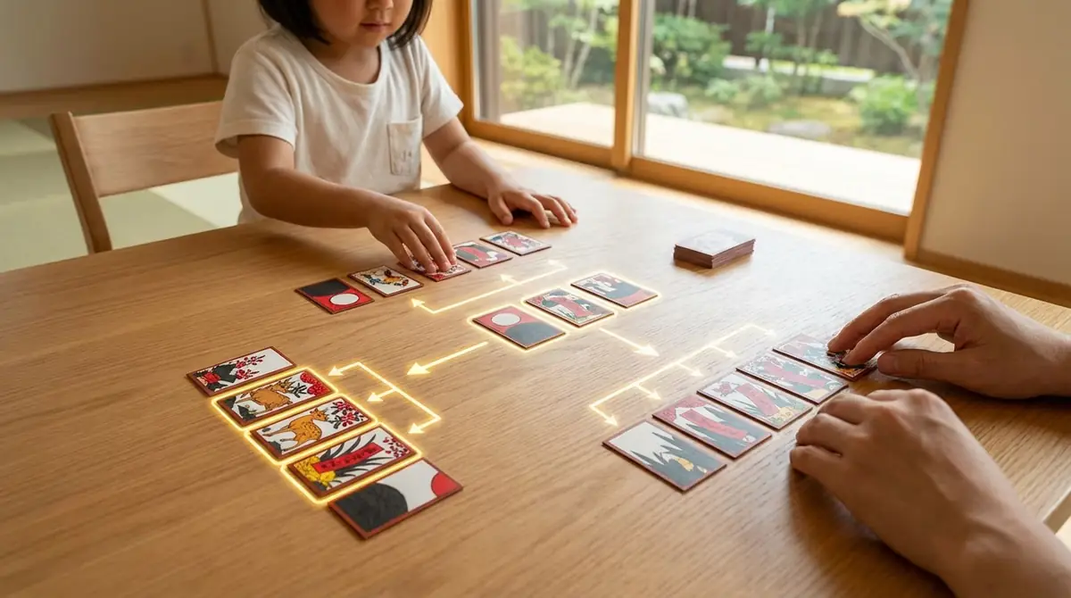 子供でもわかる花札の遊び方|こいこいの基本ルールを図解