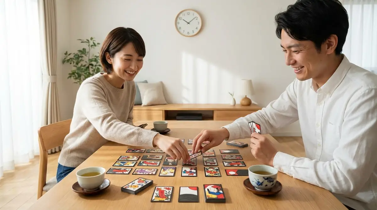 5分で始められる超簡単バージョン|2人で花札デビュー