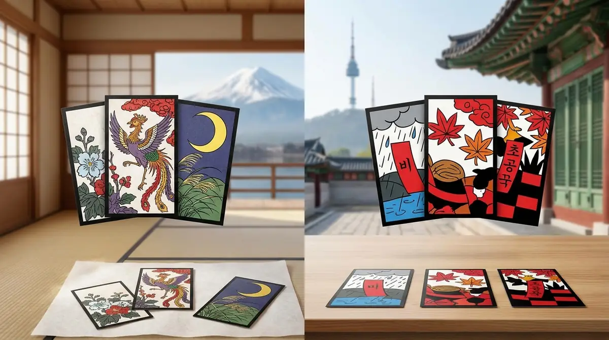 花札の日本と韓国の違い|5つのポイントで徹底比較