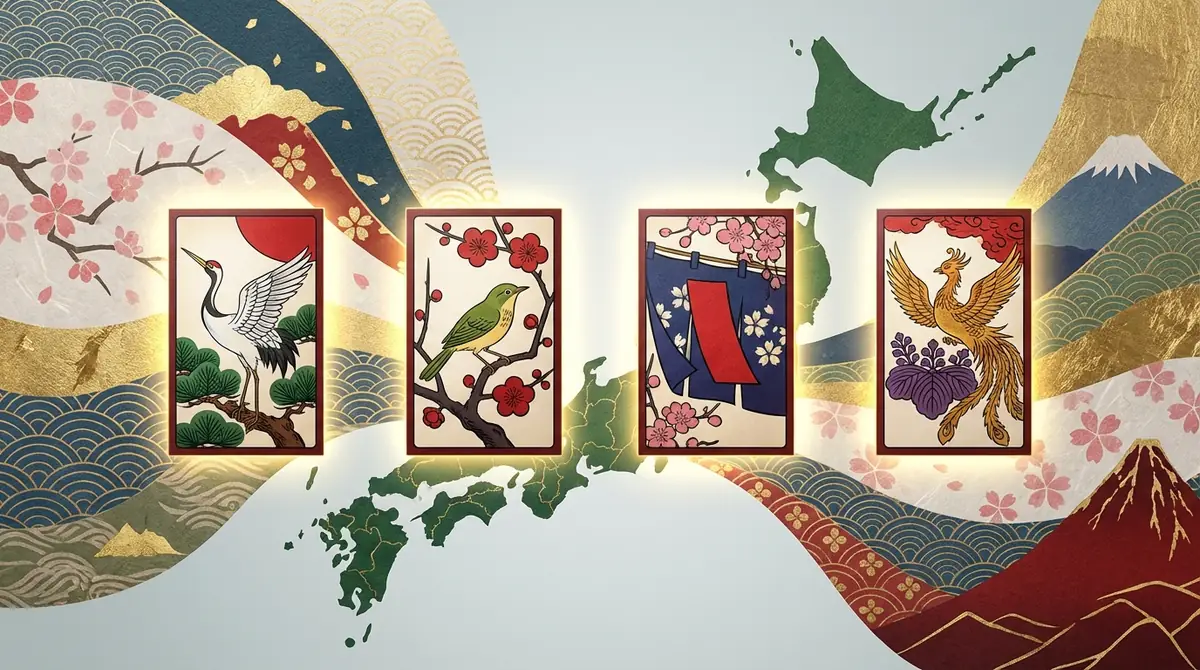 花札「世界」を含む役一覧と点数早見表