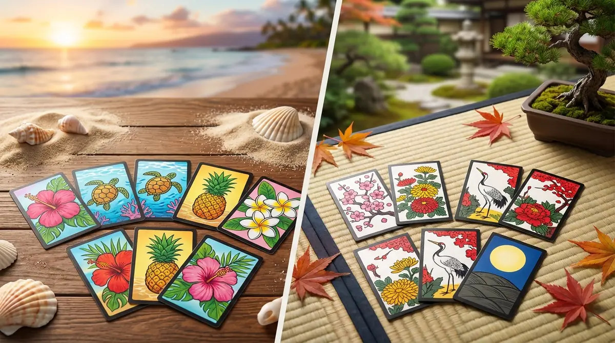 ハワイアン花札と日本の花札の違い|3つのポイントで比較