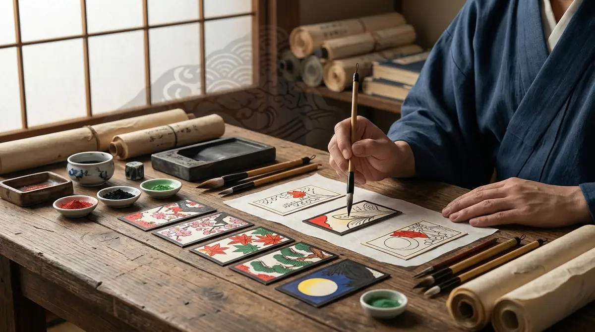 花札の絵を描いたのは誰?歴史的背景と匿名だった理由