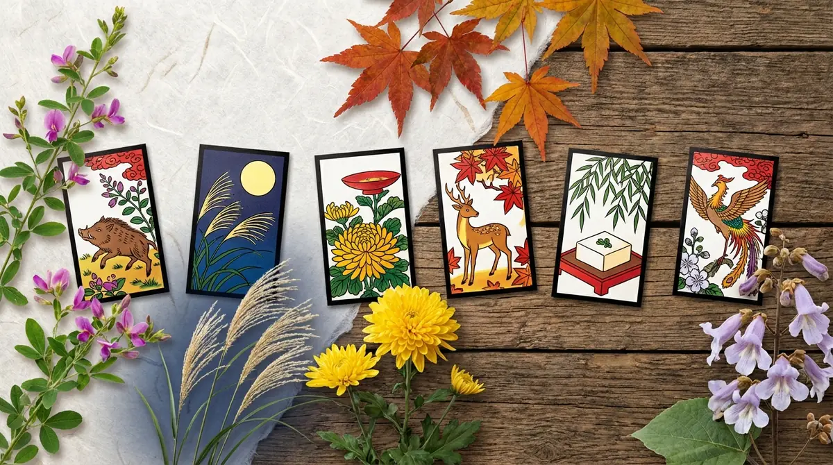 【7月〜12月】花札の読み方と各札の意味