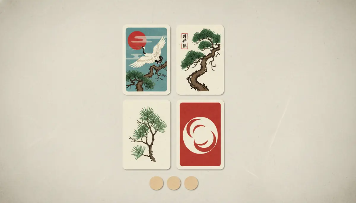 【結論】花札の1月は「松」｜4枚の札と点数一覧