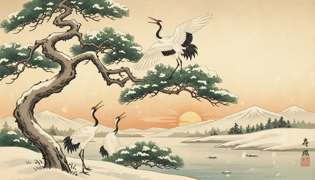 花札1月「松に鶴」の意味と由来を深掘り